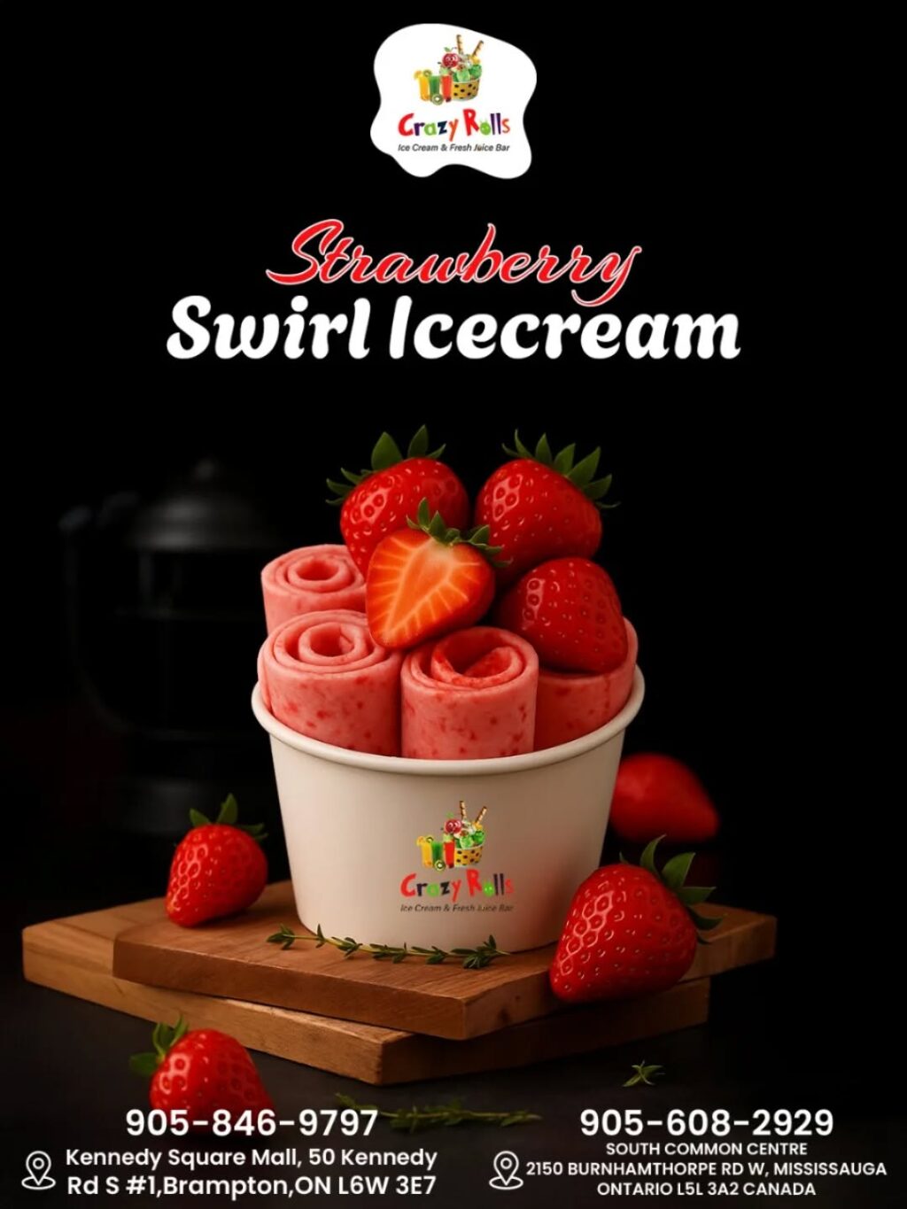 Instagram post from crazyrolls.ca. This post is in position 3.